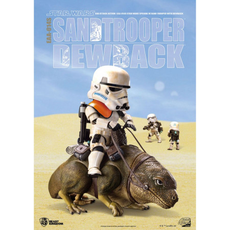 Star Wars Episode IV Egg Attack akčná figúrka 2-pack Dewback & Sandtrooper 9/15 cm